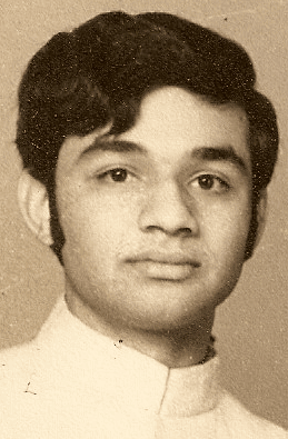 Portrait photograph of Agha Shahid Ali